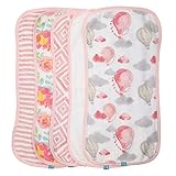 Featherhead Musselin-Spucktücher für Babys, 55,9 x 27,9 cm, Premium-Baumwoll-Musselin und Frottee, superweiche und saugfähige Spucktücher für Jungen und Mädchen, für Babyparty und Registrierung, 5