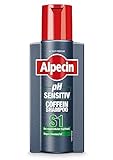 Alpecin pH Sensitiv Coffein-Shampoo S1 – 1 x 250 ml – Haarshampoo für Männer bei trockener, gereizter, juckender Kopfhaut | Kopfhaut-Pflege gegen Haarausfall