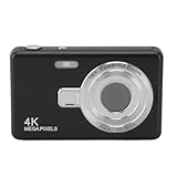 Digitalkamera, 1080p Fotokamera Tragbare Kompaktkamera Kamera Kompaktkamera mit 2,4 LCD Bildschirm 16X Digitalzoom, für Kinder Teenager Student Anfänger (Black)