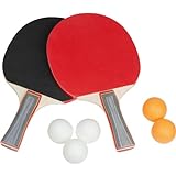 Tischtennis-Set / 2 Tischtennisschläger und 5 Tischtennisbälle