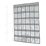 YIZITU Platzsparender Werkzeug-Organizer für Wand oder Tür, mit 36 transparenten Taschen, multifunktionales Klassenzimmer, Handyhalter