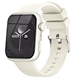 zaisia Smartwatch Damen Herren mit Telefonfunktion, 1.85' Zoll HD-Touchscreen Fitnessuhr mit Pulsuhr Schlafmonitor Schrittzähler, IP68 Wasserdicht Sportuhr, Fitness Smart Watch für Android iOS