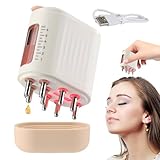 Haaröl-Applikator, Kopfhaut-Massage-Öl-Applikator, Haaröl-Massagegerät-Applikator, 6 ml vibrierender 2-in-1-Applikator für Haarpflege-Essenz-Massagegerät