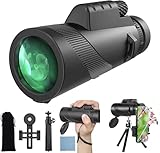 12x50 Monocular, Monokel Fernglas, MonocularTelescope, mit BAK4-Prisma und FMC-Objektiv, für Wildtiere Vogelbeobachtung Wandern Jagd Camping,Ideal für Naturbeobachter