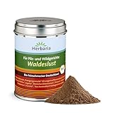 Herbaria Waldeslust bio 120g M-Dose – Pilz- & Wildgewürz - fertige Bio-Gewürzsalz für Wild, Wildgeflügel & Pilzgerichte – in nachhaltiger Aromaschutz-Dose