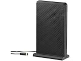 auvisio DAB Antenne: Aktive Zimmerantenne für DVB-T/T2 & DAB/DAB+, +30 dB, LTE-Filter (Radio Zimmerantenne, DAB Antenne für Stereoanlage, Innenantenne)