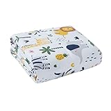 Dailydream Kinder Gewichtsdecke aus 100% Baumwolle, 2,3Kg, 90x120cm, Motiv Safari