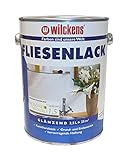 Wilckens 2,5 L. Fliesenlack Weiß Glänzend, Speziallack Wandfliesen, Küche, Bad