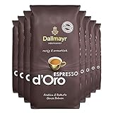 Dallmayr Espresso d'Oro ganze Bohnen 8x 1000g (8000g) - rassig aromatischer Kaffee