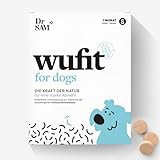 Dr. SAM wufit Dogs - Wurmkur sekundierende Tabletten für Hunde, 100% pflanzlich, als Unterstützung der natürlichen Magen-Darm-Funktion nach einem Wurmbefall, für Hunde bis 20kg