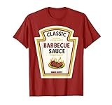BBQ Barbecue Sauce Ketchup Senf Kostüm Halloween Paar T-Shirt