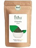 Bio Chlorella Pulver 1000g | Premium Rohkost-Qualität | 100% reines Algen-Pulver ohne Zusätze | Zellwand gebrochen Vegan