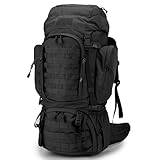 Mardingtop 60 Liter Taktischer Rucksack mit Regenhülle Großer Trekkingrucksäcke Erweiterbar Outdoor Rucksack Wanderrucksäcke für Reisen, Camping