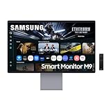 SAMSUNG M90F 32 Zoll 4K Smart AI Monitor, QD-OLED, 3840 x 2160, 165Hz, 0,03ms (G/G), Kamera, Speaker, Gaming Hub, 4K Upscaling, Sprachsteuerung, Smart TV-Apps & AI Features, HDR10+, LS32FM900SUXEN
