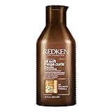 Redken Haarshampoo für trockenes, lockiges oder krauses Haar für Feuchtigkeit und Geschmeidigkeit, Mit Aloe-Vera, All Soft Mega Curls Shampoo, 300 ml