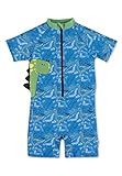 Sterntaler Unisex Kinder Jungen Schwimmanzug Baby Schwimmanzug Dino UV-Schutz 50+ blau, 80