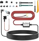Dashcam Auto Hardwire Kit for CS112, Dashboard Camera Car Charger Cable Kit 12V- 24V to 5V w/Fuse Kit, Low Voltage Protection for Dash Cam