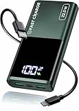 Power Bank 20000 mAh, 22,5 W Powerbank Schnellladung PD3.0 & QC4.0, tragbares Ladegerät mit LED-Display, USB-C-Ausgang und 2 USB-Ausgang, Batteriepack kompatibel mit iPhone Samsung Xiaomi