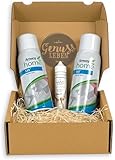 Genussleben Box mit Vorwaschspray SA8 2x 400 ml und Schmutzradierer Gratis, Spray zur Fleckenentfernung