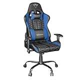 Watio Wave Gamer-Stuhl, um 360 ° drehbar, Gaslift Klasse 4, verstellbare Rückenlehne, ergonomisches Design für mehr Komfort und Unterstützung.