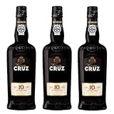3x 0,75l - Porto Cruz - Tawny Port - 10 years old - Vinho do Porto D.O.P. - Portugal - Portwein süß