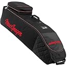 MacGregor VIP Deluxe - Golf Travelcover mit Rädern, schwarz / rot