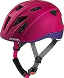 Alpina Mädchen, Fahrradhelm, Deeprose-Violet Matt, 47-51 cm