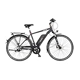 FISCHER E-Bike Trekking VIATOR 2.0 Elektrofahrrad für Damen und Herren, RH 50 cm, Heckmotor 45 Nm, 48 V Akku, anthrazit matt, 50cm-418Wh