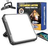 Kangtaixin LED Campinglampe Aufladbar mit 20000mAh Akku, Zeltlampe Outdoor Lampe Camping Licht 2000 LM, Campingleuchte IPX4 Wasserdichtes, 4 Lichtmodi Campinglicht für Lesen, Zelt, Angeln, Blackout