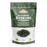 Japanischer Gyokuro Grüntee. 100g Bio Gyokuro Tee. Natürlicher und reiner grüner Tee. Reiner Bio Gyokuro Grüntee. Qualitätsprodukt original aus Japan. NaturaleBio