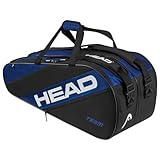 HEAD Unisex-Adult Team Racquet Bag L Tennistasche, Blau/Schwarz, L