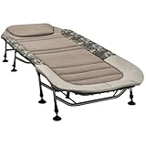 Anglerliege XL bis 150kg Fort Knox Karpfenliege X-Pro Camo Angelliege Bedchair Gartenliege Liege 8-Bein Gästebett Camping