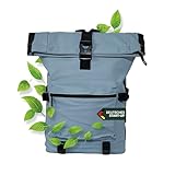 FELSKRAFT MK2 Rolltop Rucksack für Damen & Herren | Eleganter Laptop Rucksack Wasserdicht mit Laptopfach | Reiserucksack, Tagesrucksack, Schulrucksack | Für Reisen, Uni, Fahrrad, Schule, Arbeit