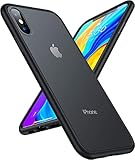 TORRAS Extrem Sturzfest iPhone XS Hülle/iPhone X Hülle (Schutz nach Militärstandard) Unzerstörbare Schutzhülle Starke Stoßfestigkeit Kratzfest Hülle Guardian - Schwarz