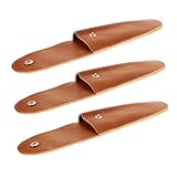 Gatuida 3 Stück Teiliges PU Leder Mundharmonika Etui Kleines Tragbares Aufbewahrungspouch Stoßfest und Wasserabweisend Leichtes Harmonica Case für Musiker Unterwegs