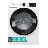 Gorenje WNEI 86 APS Waschmaschine mit Dampffunktion / 8 kg / 1600 U/min /16 Programme/Inverter Motor/Edelstahltrommel/AquaStop/Kindersicherung/SterilTub/Weiß