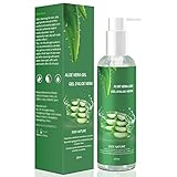 Aloe Vera Gel 100% Pur für Gesicht, Haare und Körper, Natürliche, Beruhigende und Pflegende Feuchtigkeitscreme, After Sun Pflege, Ideal für Trockene, Beanspruchte Haut & Sonnenbrand, 250 ml