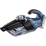 Bosch Professional 18V System Akku Handstaubsauger GAS 18V-1 (inkl. Absaugrohr, Fugendüse, Teppichdüse, Behältervolumen 1 Liter, ohne Akku/ Ladegerät)