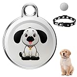 NAVESO Mini GPS Tracker für Katzen Hunde, Haustier Tracker mit Hundehalsband, Katzentracker Hundetracker, Echtzeit-Standortverfolgung, IP65 Wasserdichter,Ohne Monatliche Gebühren