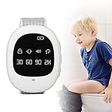 Kabelloser Bettnässer Alarm, Baby Bettnässer Monitore, Pinkel Alarm, Töpfchen Trainingsuhr mit Vibration und Timer Einstellung, Bettnässen Alarm für ältere Erwachsene und Kinder