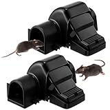 Dreyoo Rattenfalle - Rat Reaper, Mäuseschreck Falle für drinnen und draußen, Wiederverwendbare Mausefalle, sicher für Kinder und Haustiere (2er Pack)