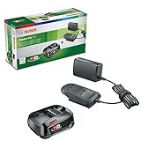 Bosch Starter-Set 18V (18-Volt-System, Akku 2.5Ah, Ladegerät, im Kartonschachtel)