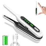 SUNMAY Voga Mini Glätteisen Kabellos für Kurzes Haar, Bleistift Glätteisen für Pixie Cut, Tragbarer 2 in 1 Haarglätter Kabellos und Lockenstab, Reiseglätter Mini Akku Glätteisen 5000-mAh-Akku
