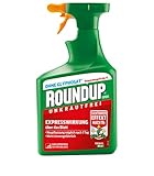 Roundup Express Unkrautfrei, Unkrautvernichter, zur Bekämpfung von Unkräutern, Gräsern und Moos, 1 Liter Sprühflasche