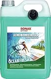 SONAX ScheibenReiniger gebrauchsfertig Ocean-Fresh (5 Liter) gebrauchsfertiger Reiniger für die Scheiben- und Scheinwerferwaschanlage | Art-Nr. 02645000 [Energieklasse A]