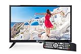 RED OPTICUM LED Fernseher 19 Zoll LE-19T30921 inkl. KFZ Adapter und DVB-T Antenne - Camping Fernseher 12V / 230V Betrieb mit Triple Tuner (DVB-C/-S2/-T2) CI+ Steckplatz USB 2.0 HDMI PVR-Funktion