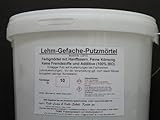 Lehm-Gefache-Putzmörtel, für Lehm-Ausfachungen im Fachwerk, 100% BIO, 10 kg