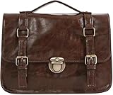 Uniformtasche Laptop-geldbörse Schultasche, Japanischer Retro-Rucksack, für Männer und Frauen, koreanische Version, Schultasche, adretter Stil, Leder Aktentasche