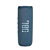 JBL Flip 6 Bluetooth Box in Blau – Wasserdichter, tragbarer Lautsprecher mit 2-Wege-Lautsprechersystem für kraftvollen Sound – Bis zu 12 Stunden kabellos Musik abspielen