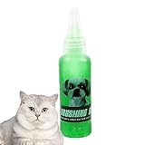 Dyeulget Hundezahnpasta - Natürliche Hundeatem-Zahnpasta und Atemerfrischer,Natürliche Zahnreinigungscreme für Hunde, 59 ml, sichere Entfernung von Gerüchen bei Haustieren und Katzen